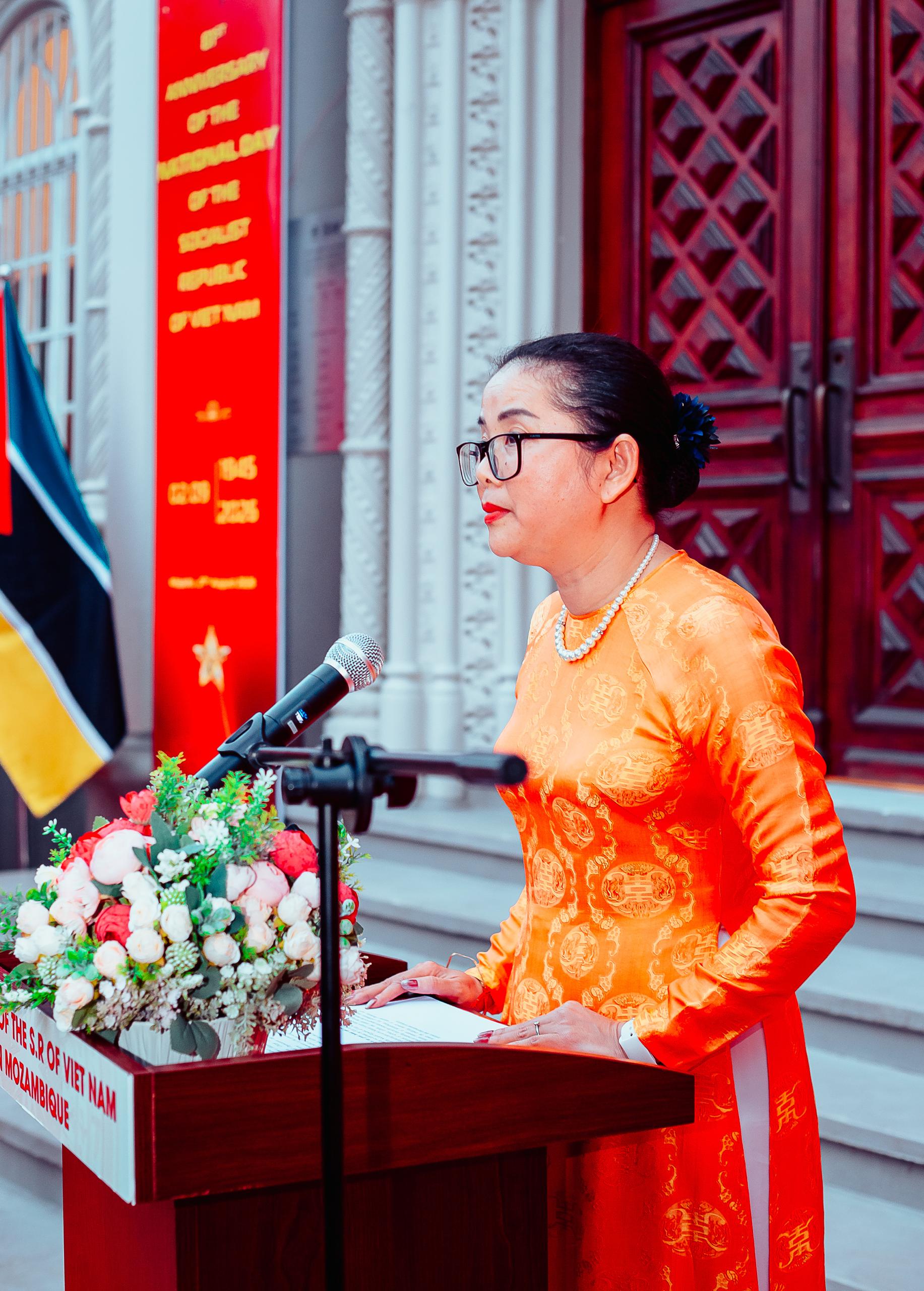 Đại sứ Trần Thị Thu Thìn phát biểu tại Lễ kỷ niệm